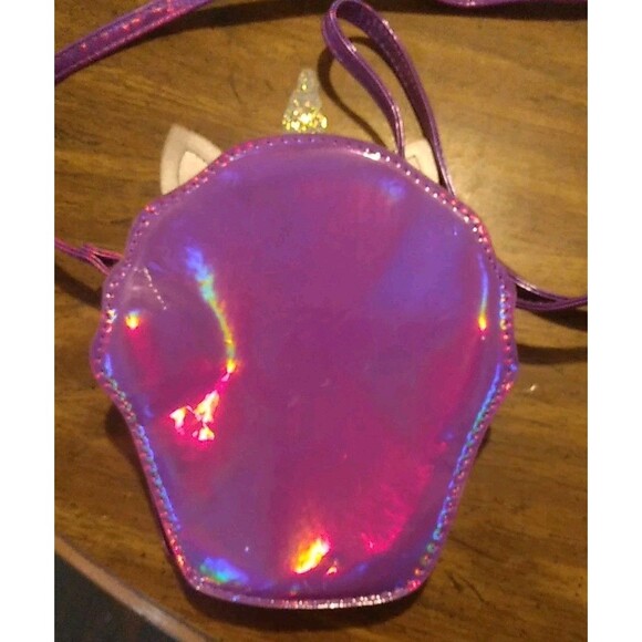 Unicorn Cupcake purse purple Barely Used - Picture 3 of 6
